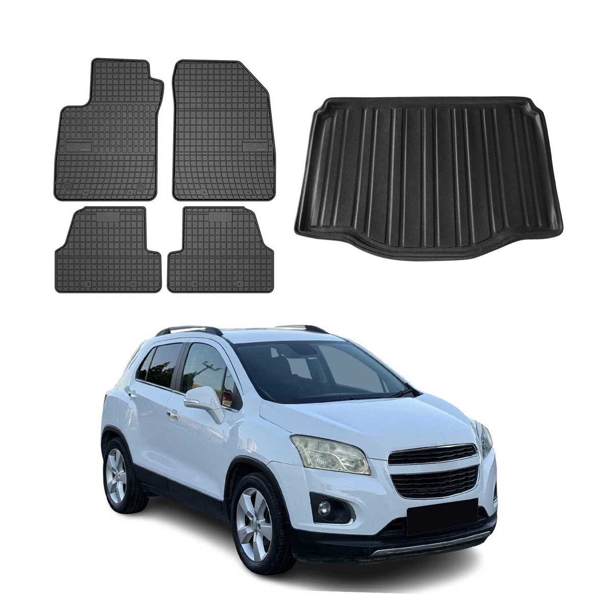 Fußmatten & Kofferraumwanne Set für Chevrolet Trax / Buick Encore 2013-2022