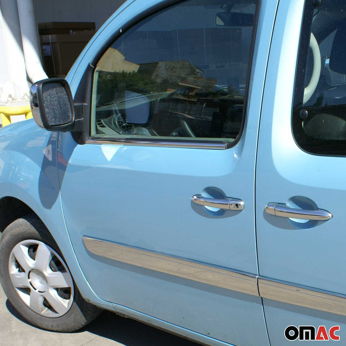 Fensterleisten Zierleisten für Renault Kangoo 2008-2020 Edelstahl Chrom 2tlg