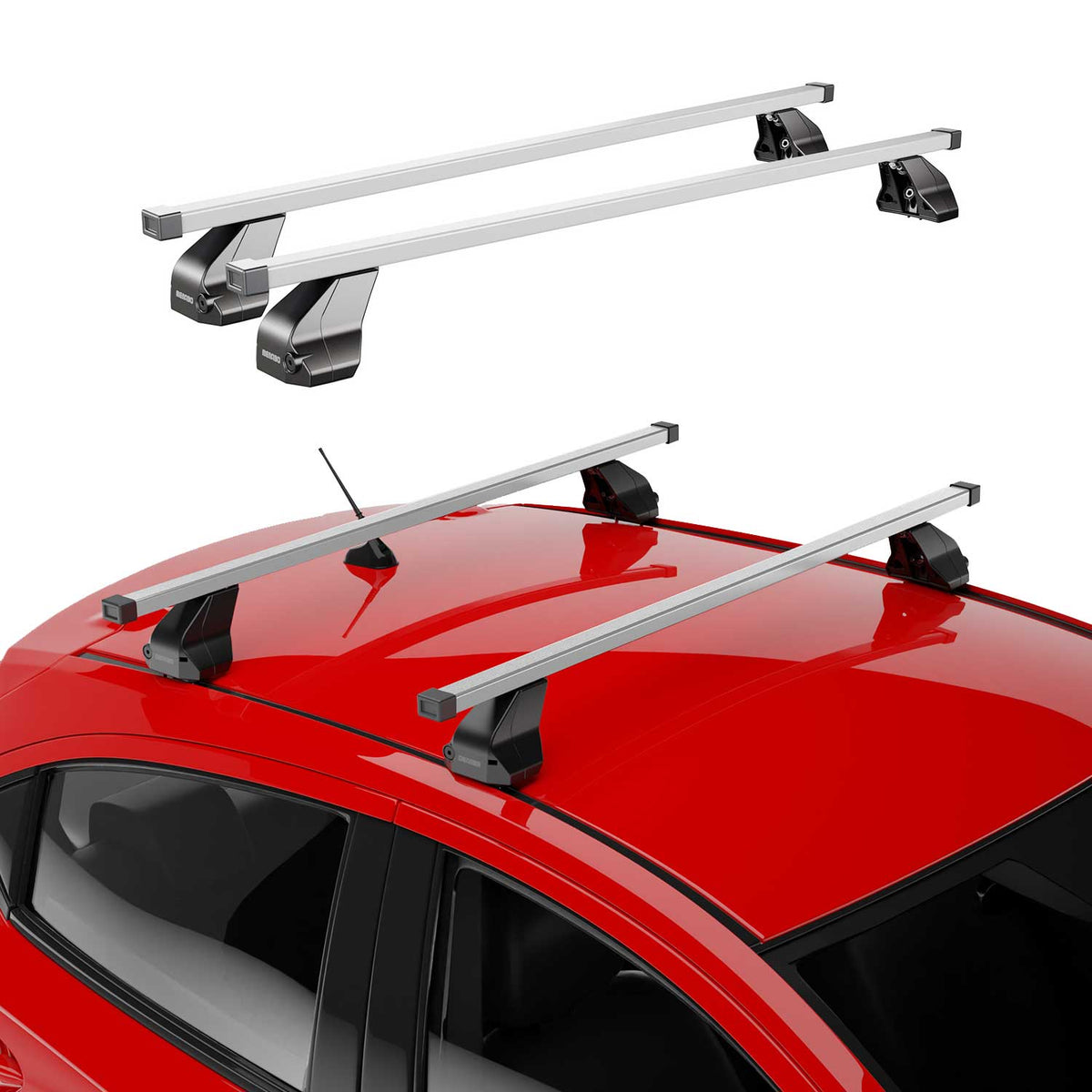 Menabo Dachträger für BMW 3er E90 E91 E92 Limo Touring Coupe 2004-2013 Stahl