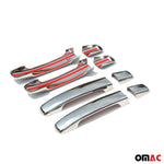 Türgriffe Blenden Türgriff für Nissan Altima 4 Sentra 2007-2012 4tür Chrom 8x