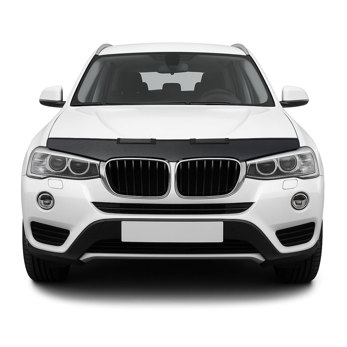 Haubenbra Steinschlagschutz Bonnet Bra für BMW X3 F25 2010-2017 Carbon Halb
