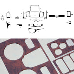 Innenraum Dekor Cockpit für Nissan Primastar 2010-2014 Wurzelholz Optik 18tlg