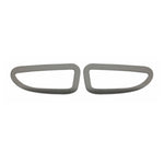 Blinkerrahmen Signalblende Seitenblinker für Opel Astra J 2010-2015 Chrom Dunkel