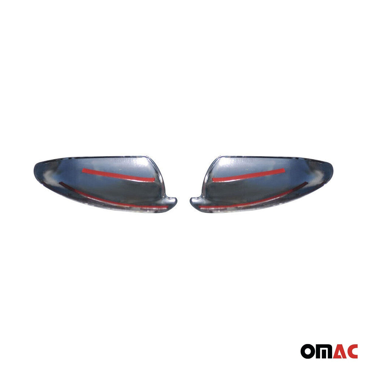 Spiegelkappen Spiegelabdeckung für Peugeot 407 2004-2010 Chrom ABS Silber 2tlg Namma Markt