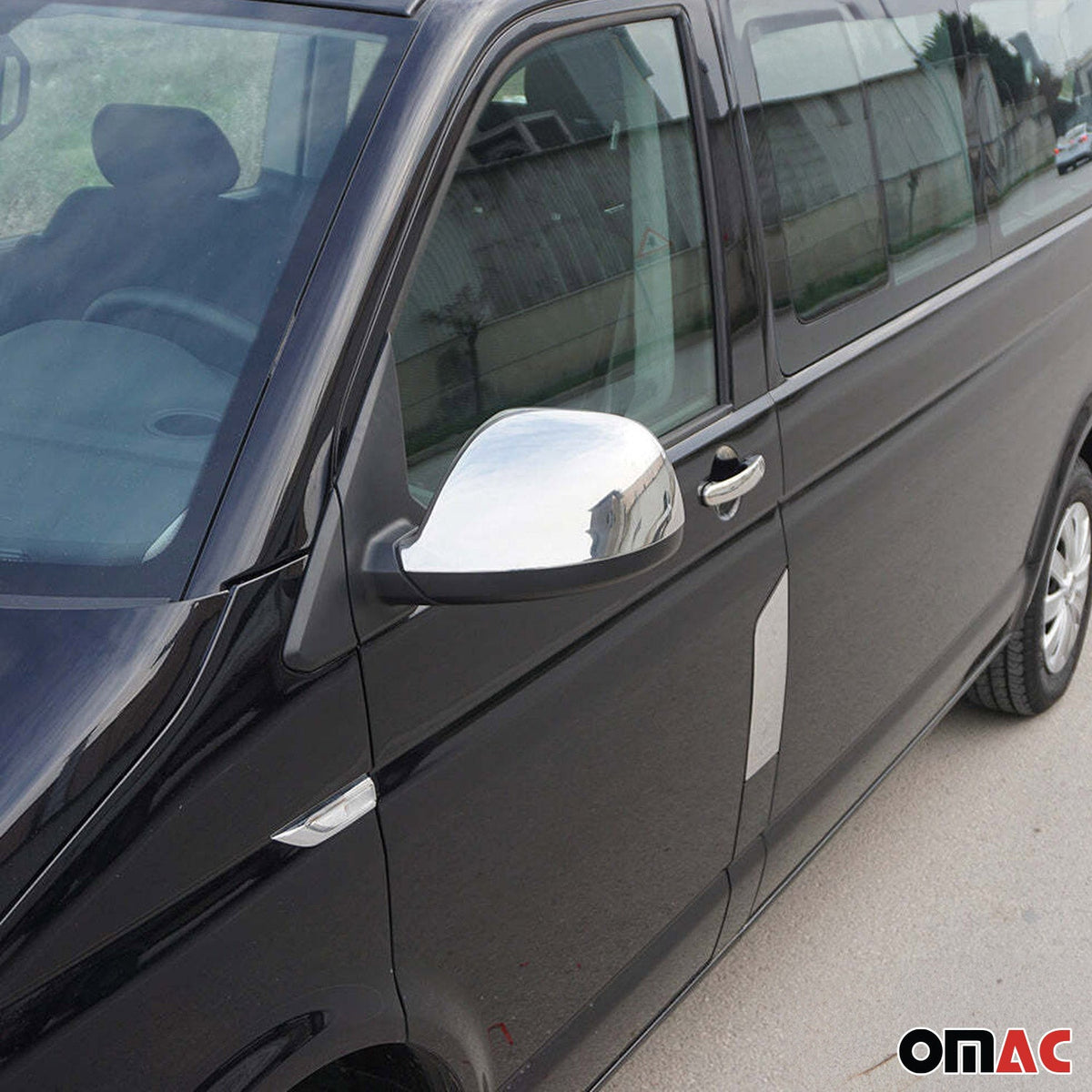 Spiegelkappen Spiegelabdeckung für VW Amarok 2010-2020 Chrom ABS Silber 2tlg