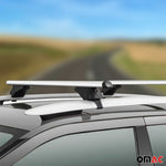 Menabo Dachträger für Nissan Qashqai J11 2014-2017 Pre-FL 75kg Alu Silber 2x