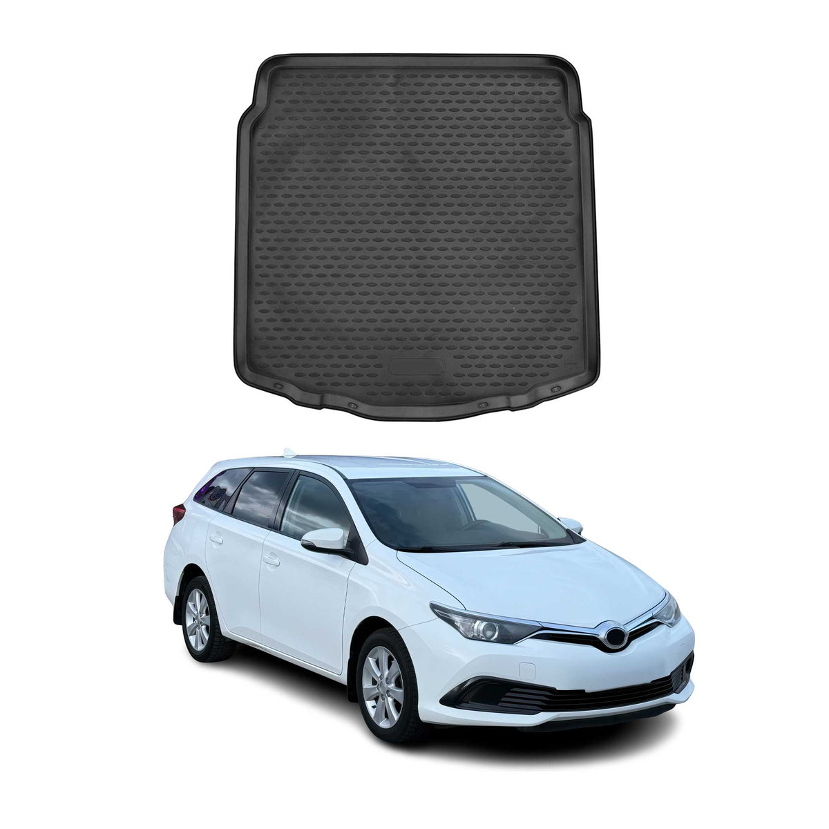 Kofferraummatte Kofferraumwanne für Toyota Auris Touring Sports 2012-2018 Gummi