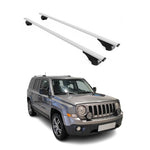 Dachträger Grundträger für Jeep Patriot 2007-2017 75kg Stahl Silber 2 tlg