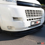 Frontspoiler Lippe Stoßstange Splitter für Citroen Jumper 2014-2026 ABS Schwarz
