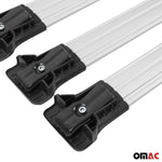 Dachträger für VW T5 T6 Transporter Multivan Caravelle 2003-2024 Alu Silber 3tlg