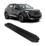 Trittbretter Seitenschweller für Peugeot 2008 2019-2026 Aluminium Schwarz 2tlg