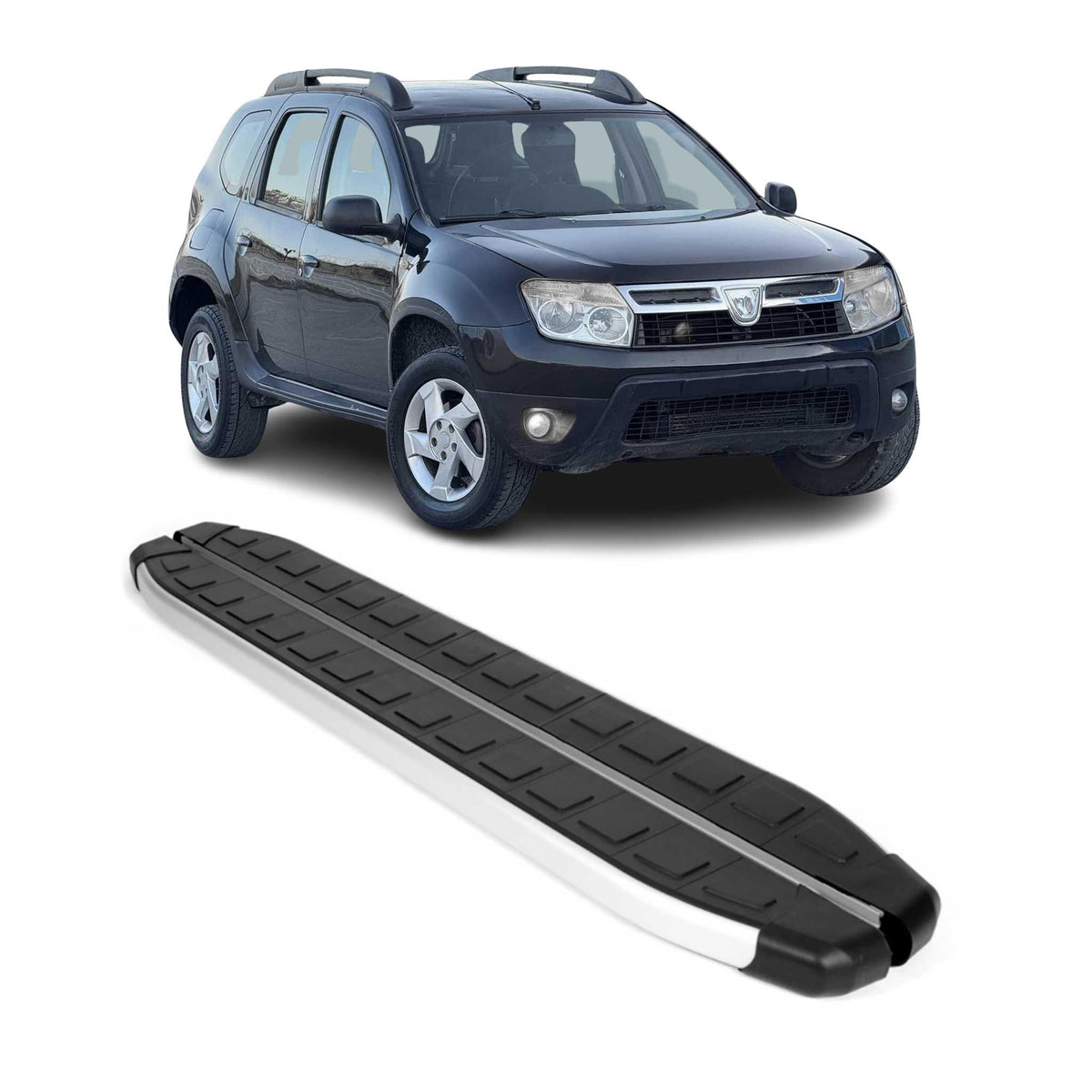 Alu Trittbretter für Dacia Duster I 2010-2017 Seitenschweller Seitenbretter