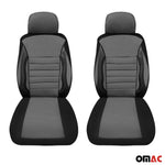 Schonbezüge Sitzbezüge für Honda Odyssey Grau Schwarz 2 Sitz Vorne Satz