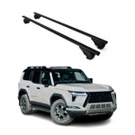 Dachträger Grundträger für Lexux GX III 2024-2026 75kg Stahl Schwarz 2 tlg