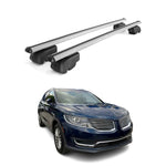 Dachträger Gepäckträger für Lincoln MKX 2016-2018 Querträger ABE Alu Silber