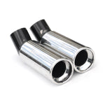 Auspuffblende Endrohr für VW Multivan T5 2003-2015 Edelstahl Chrom 2tlg