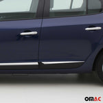 Seitentürleiste Türleisten Türschutzleiste für Renault Megane 2008-2016 Chrom 4x