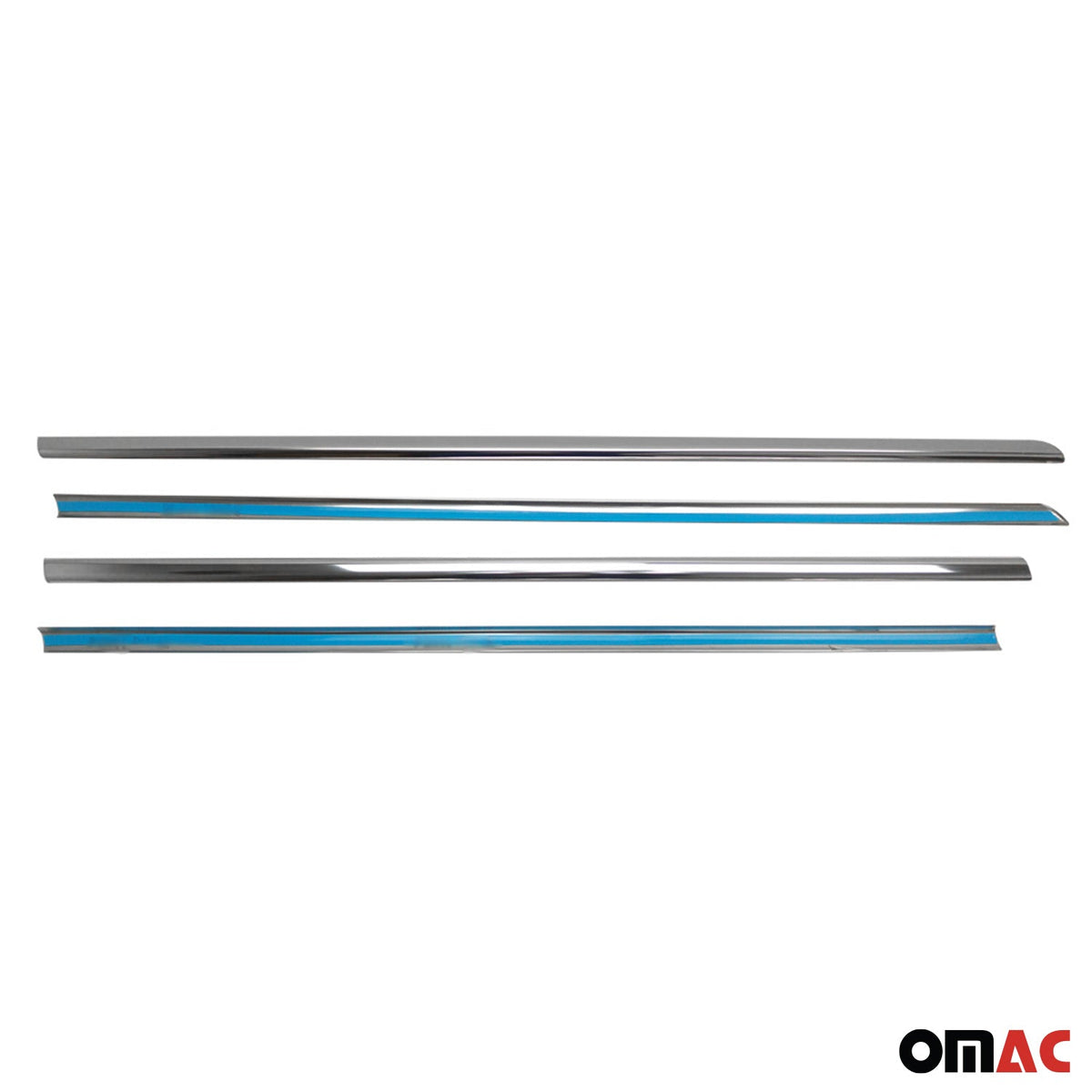 Fensterleisten Zierleisten für Opel Meriva 2002-2010 Edelstahl Chrom 4tlg