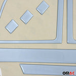 Innenraum Dekor Cockpit für Citroen C2 2003-2009 Aluminium Optik 3tlg