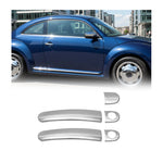 Chrom Türgriff Blende für VW Polo 2009-2017 2-Tür Edelstahl 5tlg