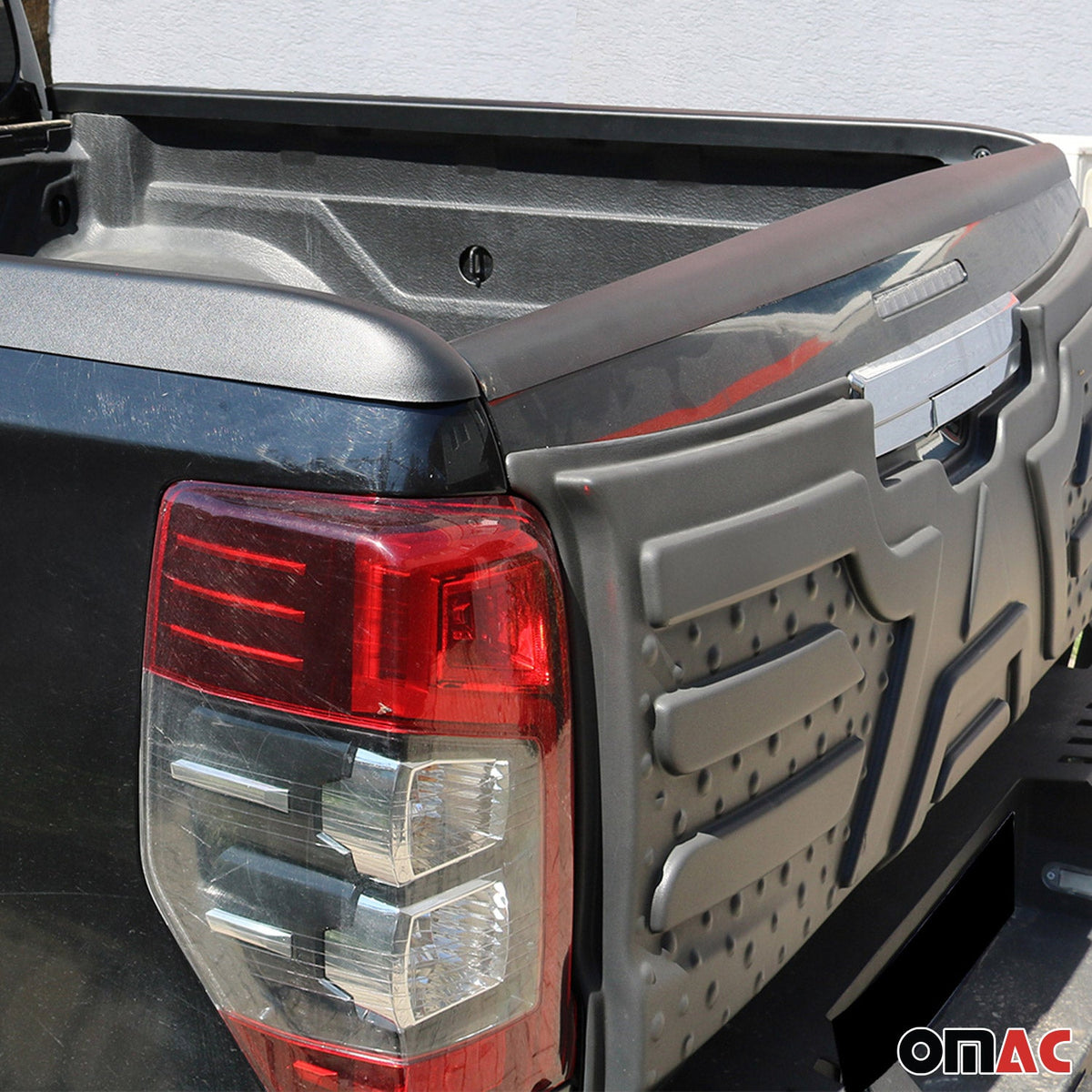 Heckklappenschutz Schutzleiste für Ford Ranger 2015-2022 ABS Schwarz