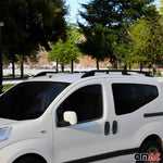 Aluminium Dachreling Querträger für Mitsubishi L200 2019-2026 Schwarz 2x