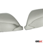 Spiegelkappen Spiegelabdeckung für VW Amarok 2010-2020 Chrom ABS Silber 2tlg