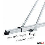 Fahrradträger Dachfahrradträger bis 15kg Fahrradhalter Aluminium Fahrräder 2tlg