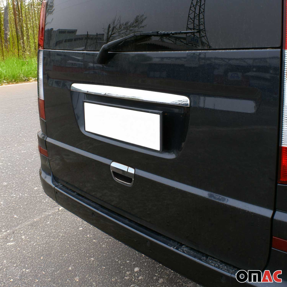 Heckklappe Kofferraumöffner Griff für Mercedes Vito W639 2003-2014 Edelstahl 3x