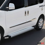 Seitentürleiste Türleisten Türschutzleiste für Fiat Doblo Opel Combo D Chrom 4x