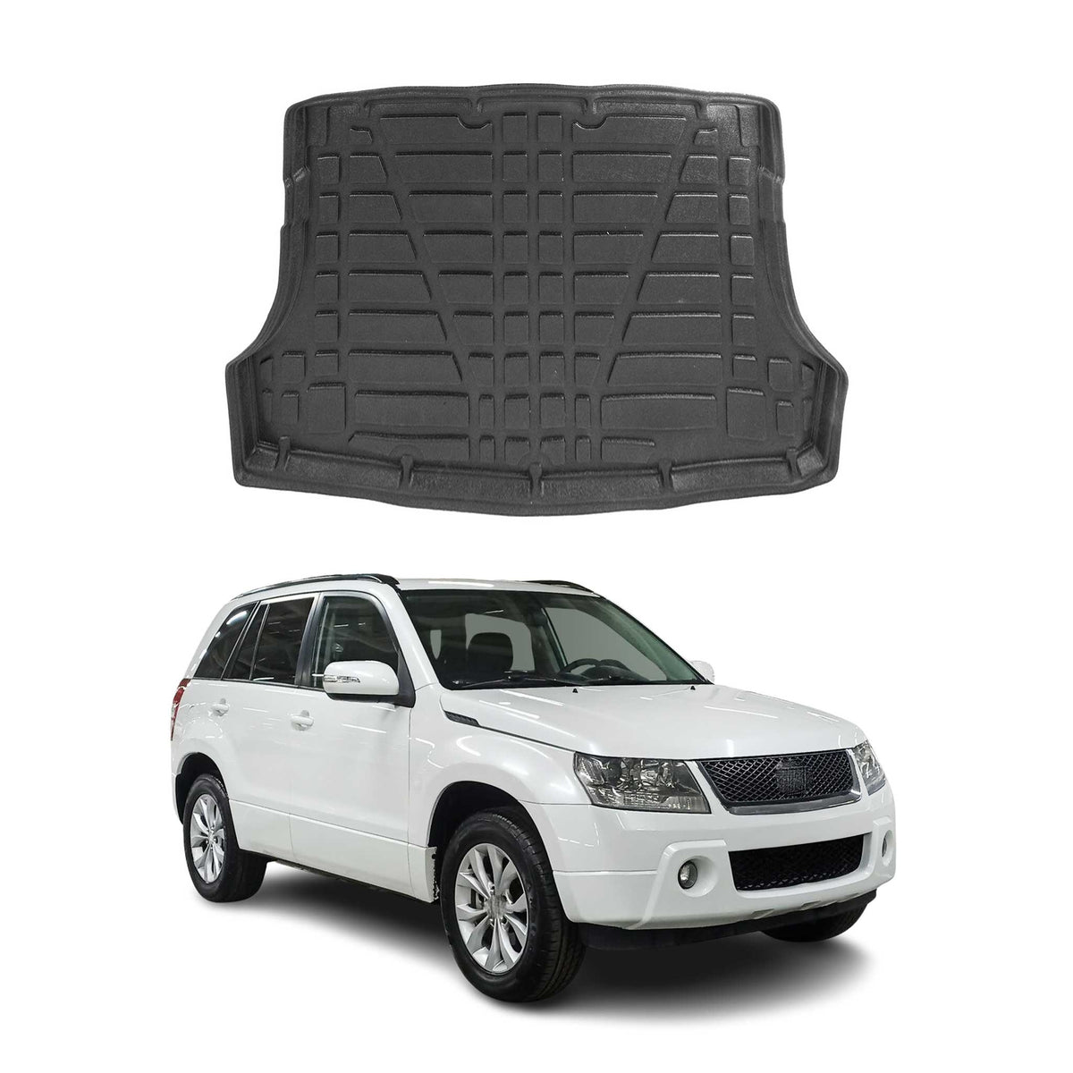 OMAC Kofferraummatten Liner für Suzuki Grand Vitara 2006-2015 5tür Allwetter TPE