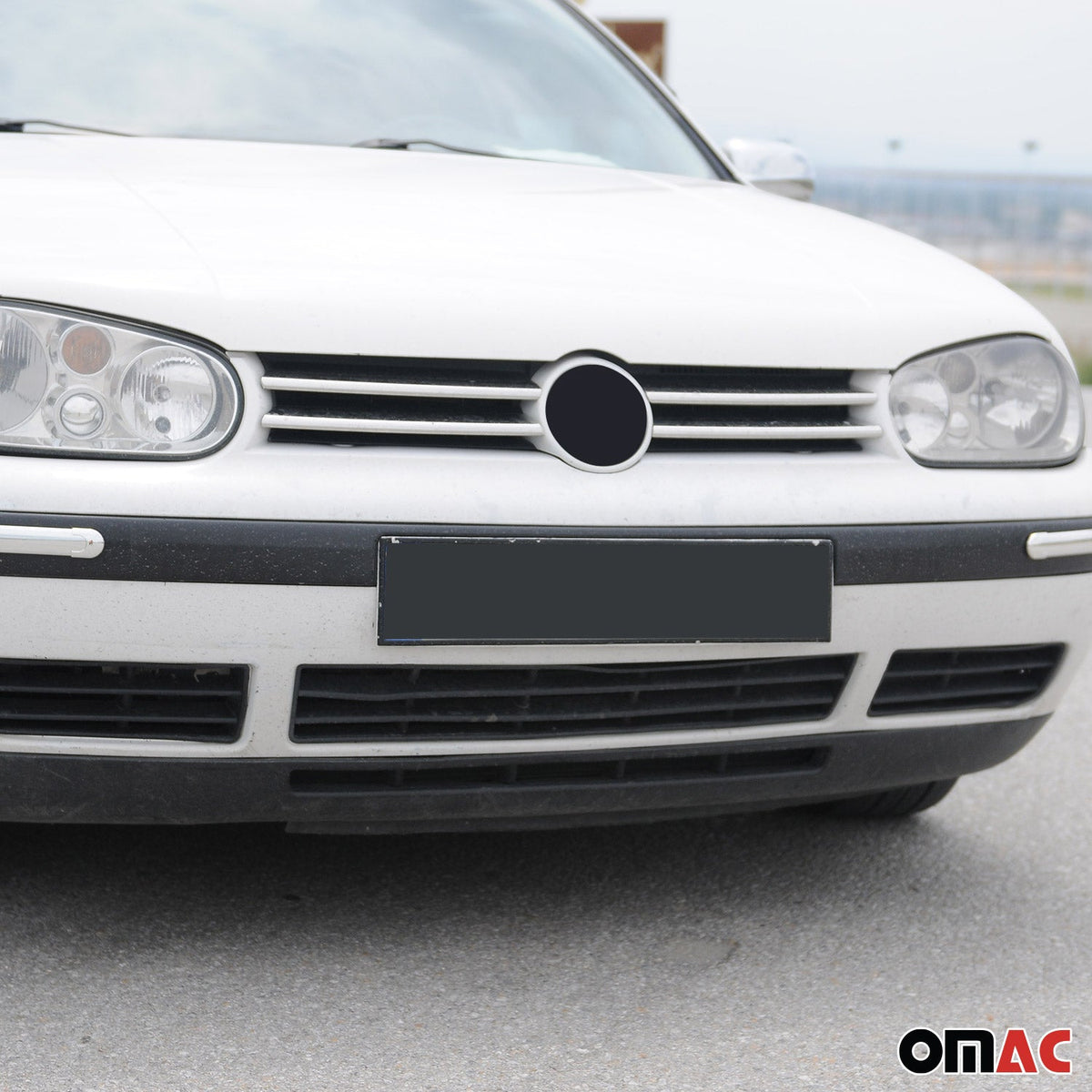 Kühlergrill Leisten Grillleisten für VW Golf mk4 1997-2006 Edelstahl Chrom 4tlg