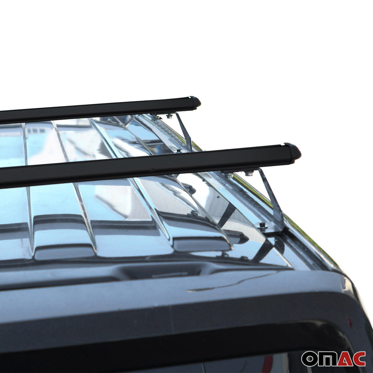 Dachträger Grundtäger für Mercedes Citan W420 2021-2026 75kg Alu Schwarz 2 tlg