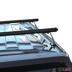 Dachträger Grundtäger für Mercedes Citan W420 2021-2026 75kg Alu Schwarz 2 tlg