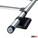 Dachreling & Dachträger Satz für Mazda BT-50 2007-2012 Alu Grau 4x