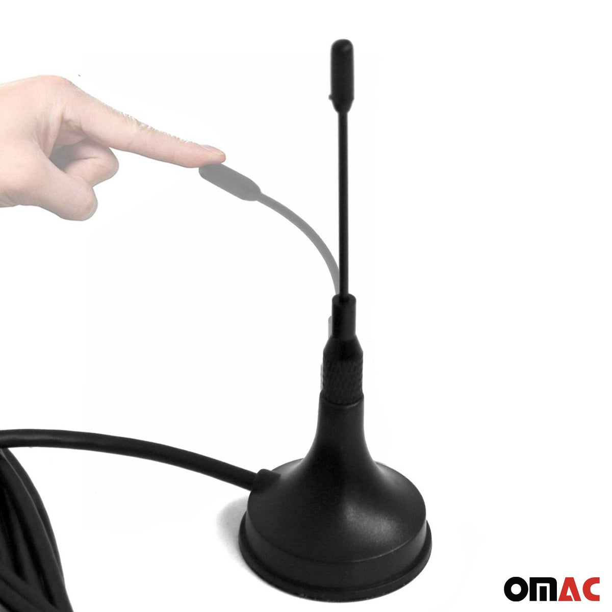 Dachantenne Autoantenne Magnet Antenne Schwarz AM/FM