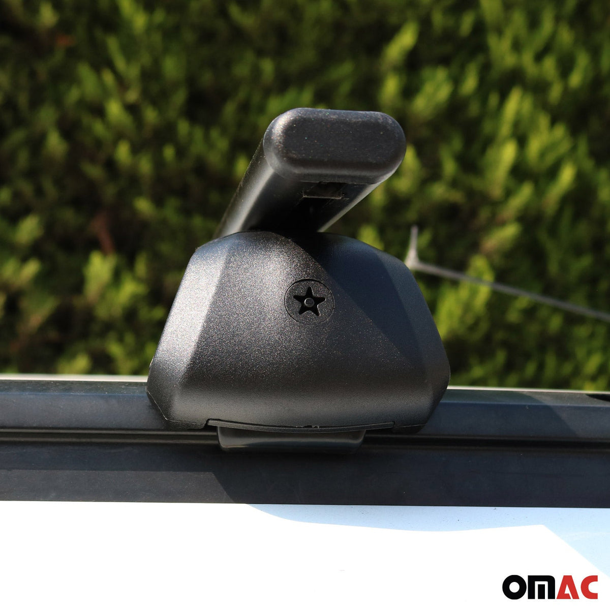 Dachträger Grundträger für Audi Q3 mk1 2011-2018 75kg Stahl Schwarz 2 tlg