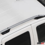 Aluminium Dachreling für VW T5 T6 Transporter Multivan Caravelle 2003-24 L2 Grau