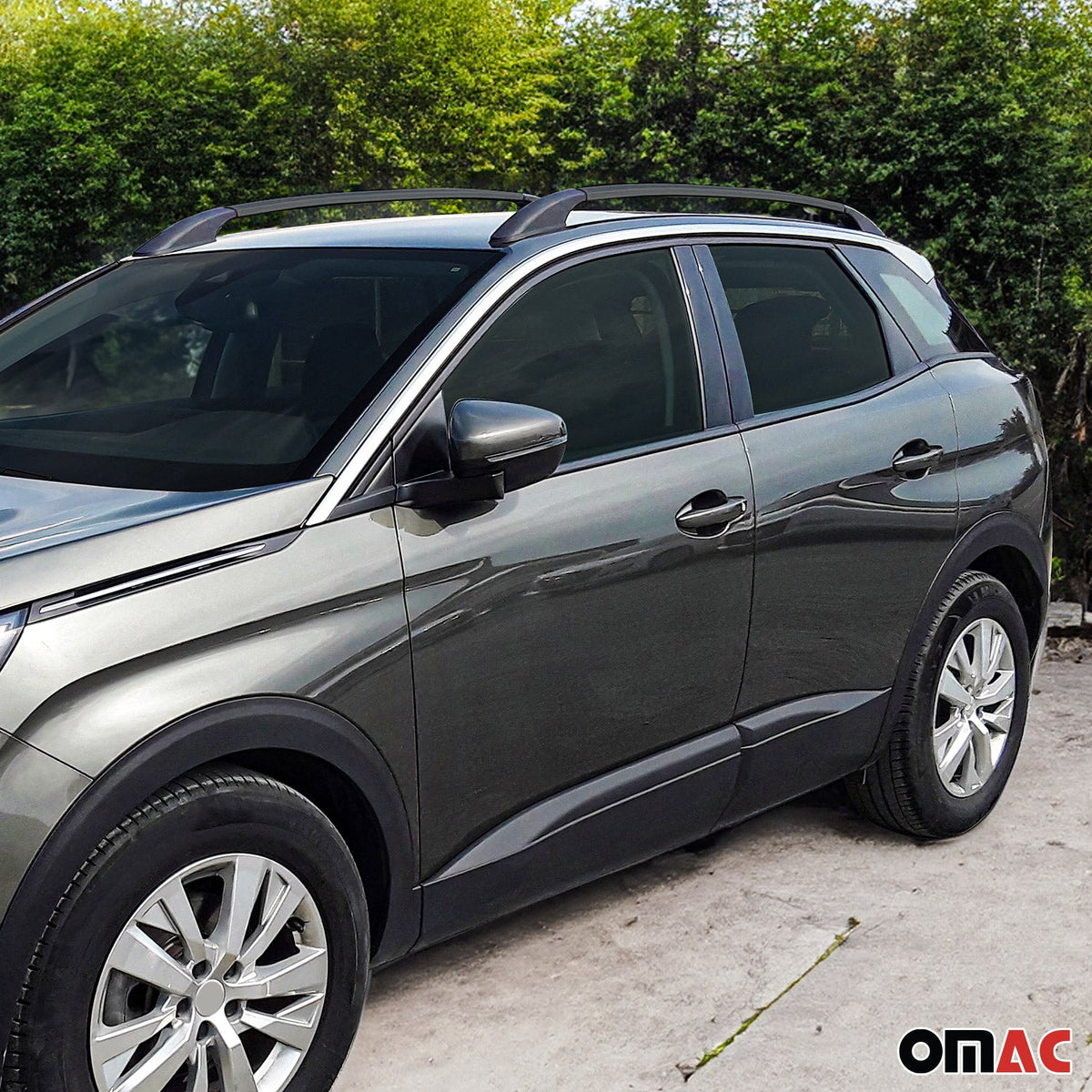 Dachreling Dachgepäckträger Relingträger für Ford Kuga II 2012-19 Alu Schwarz 2x