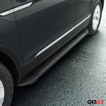 Trittbretter Seitenschutz für Mercedes X Klasse DoubleCab 2017-23 Alu Schwarz