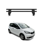 Menabo Dachträger Grundtäger für Skoda Citigo 2011-2019 5tür 50kg Alu Schwarz 2x
