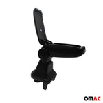 Mittelarmlehne Armlehne für Renault Clio 2012-2019 PU-Leder ABS Schwarz
