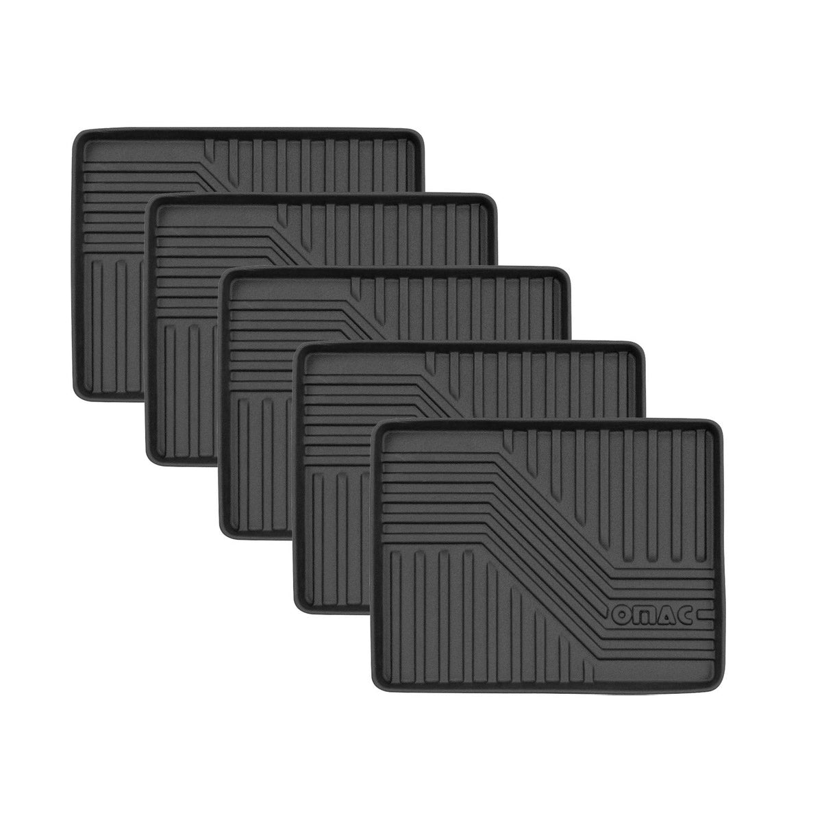 5x OMAC Schuhmatte Sauberlaufmatte Abtropfschale Napfunterlage 43x33cm Unterlage