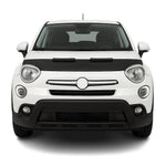 Haubenbra Steinschlagschutz Bonnet Bra für Fiat 500X 2015-2026 Schwarz Halb