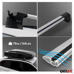 Dachträger Grundtäger für Ford Focus C-Max 2003-2010 75kg Aluminium Silber 2 tlg
