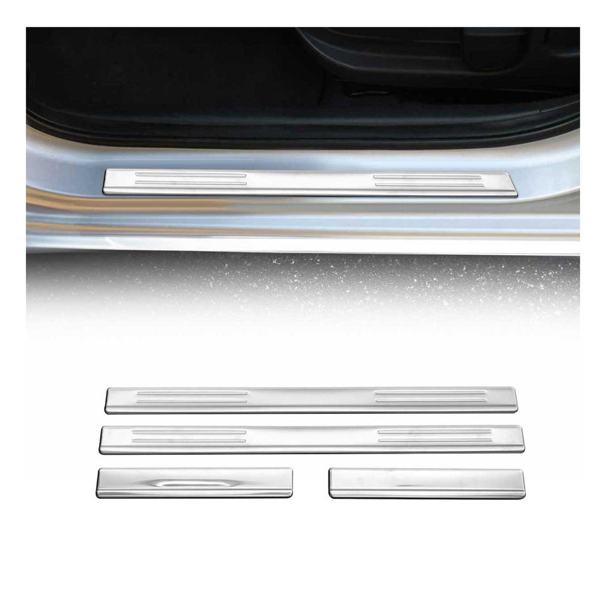 Einstiegsleisten Türschweller für VW Passat B8 2014-2023 Edelstahl Chrom 4tlg