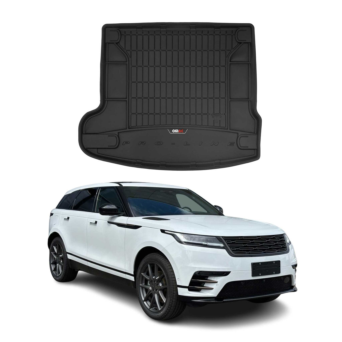 OMAC Gummi Kofferraumwanne für Range Rover Velar 2017-2020 TPE Laderaumwanne