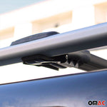 Dachträger Grundtäger für Fiat Talento 2016-2022 75kg Aluminium Schwarz 2 tlg