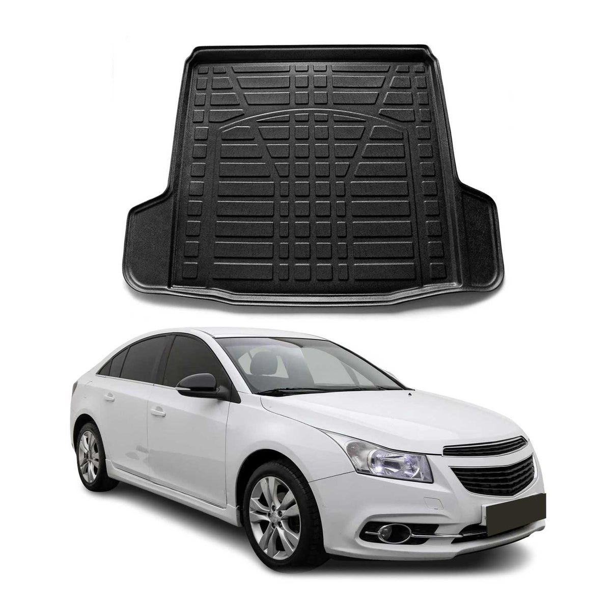Kofferraumwanne Laderaumwanne für Chevrolet Cruze 2009-2012 Limo mit Ersatzrad