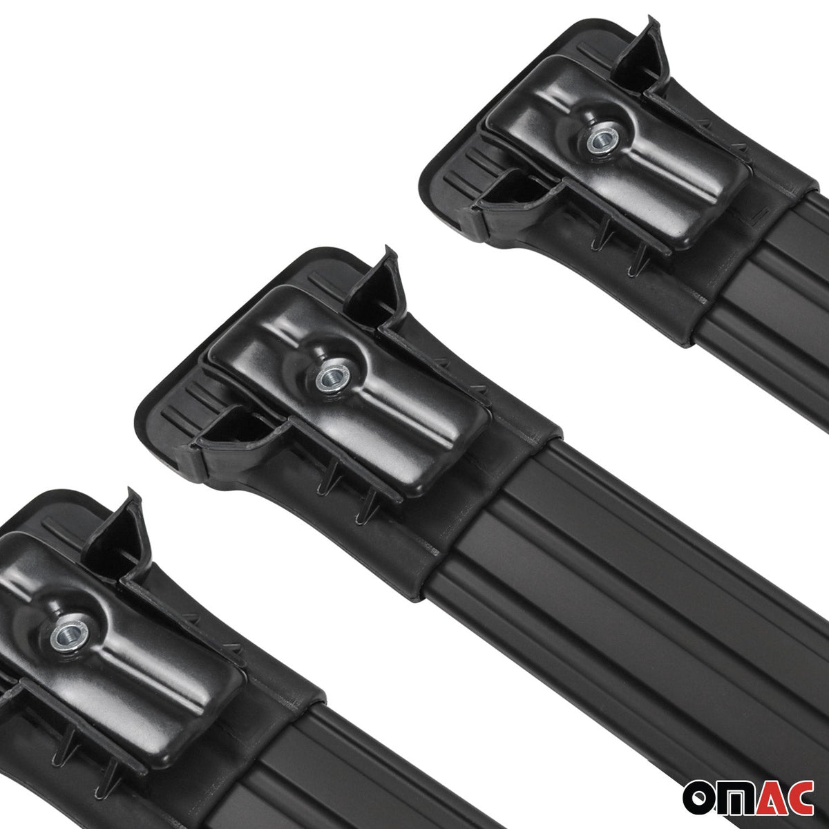 Dachträger Grundtäger für Ford Transit 2015-2026 75kg Aluminium Schwarz 3 tlg